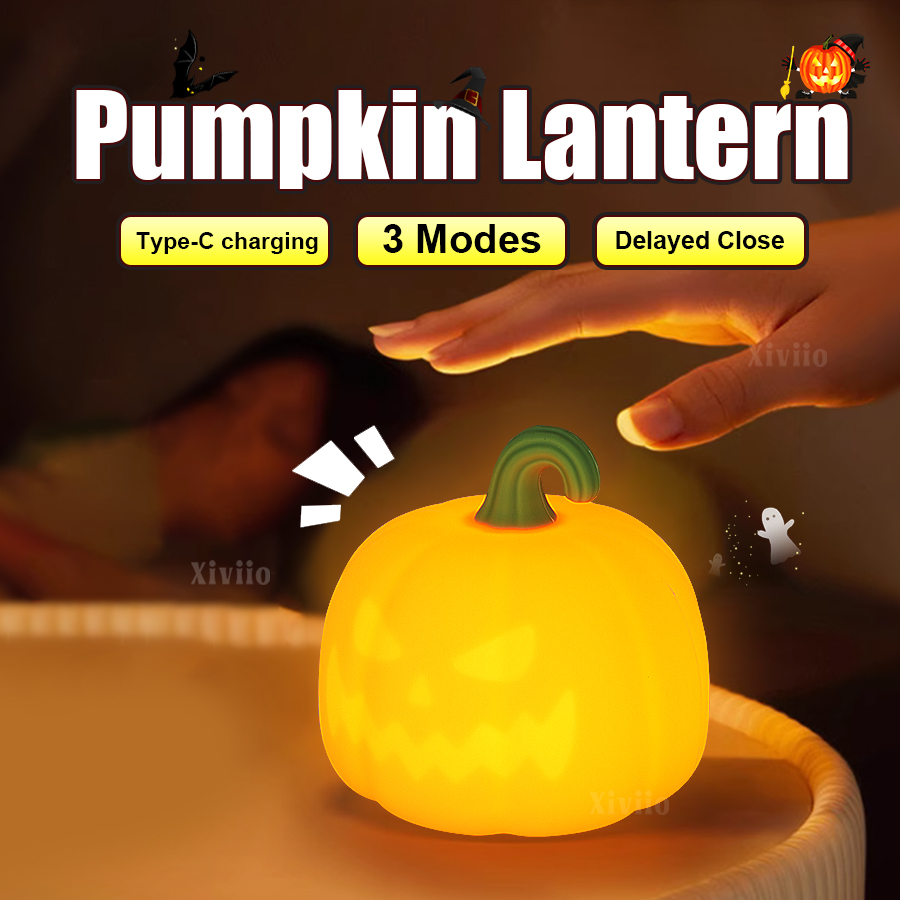 Diy Halloween Electronics - Halloween Pumpkin Lamp Super Soft Silicone