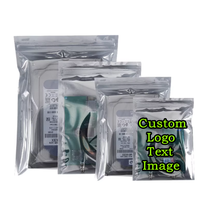 Diy Electronics Logo - 200PCS Anti Static Shielding Ziplock Bag