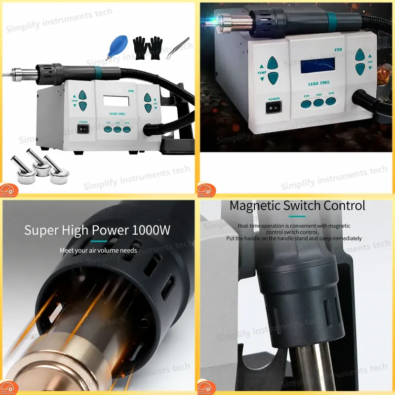 Diy Soldering Station No Electronics - Hot Air Gun BGA Rework Station