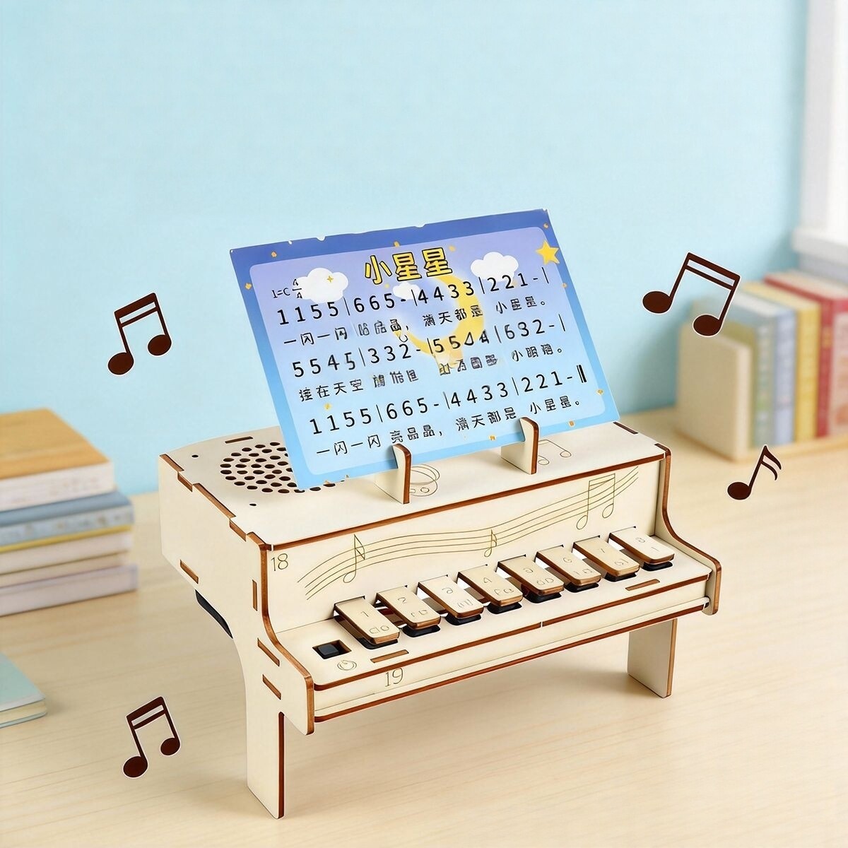Diy Home Electronics Projects - DIY Wooden Electronic Piano Model STEM