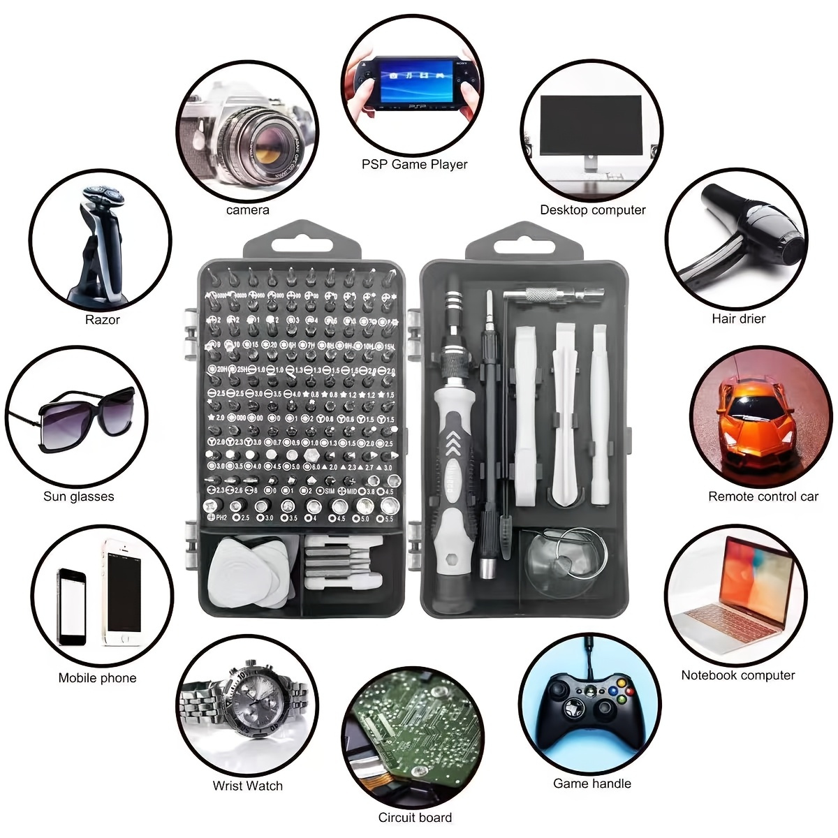 115in1 Screwdriver Bit Set, Hi - Diy Electronics Repair Kit recension och pris