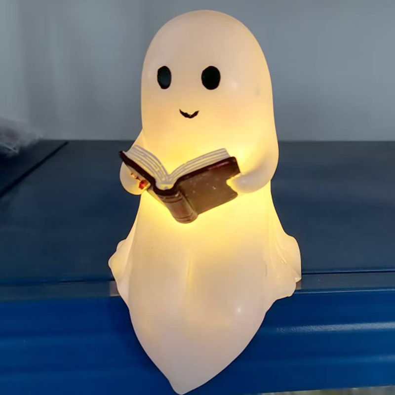 New Cute Ghost Reading Book La - Diy Halloween Electronics recension och pris