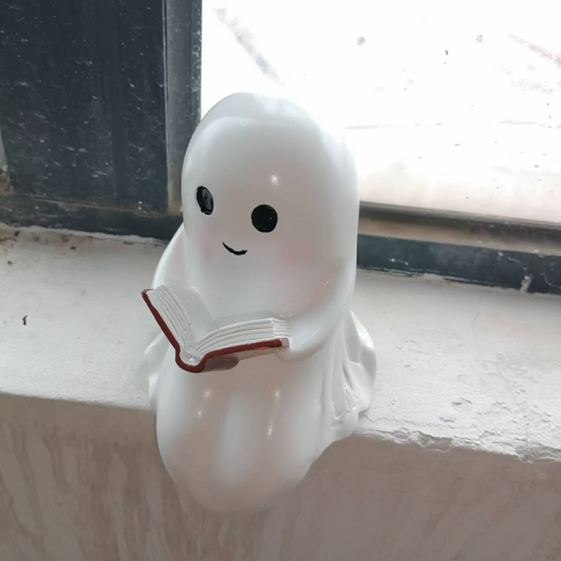 New Cute Ghost Reading Book La - Diy Halloween Electronics recension och pris