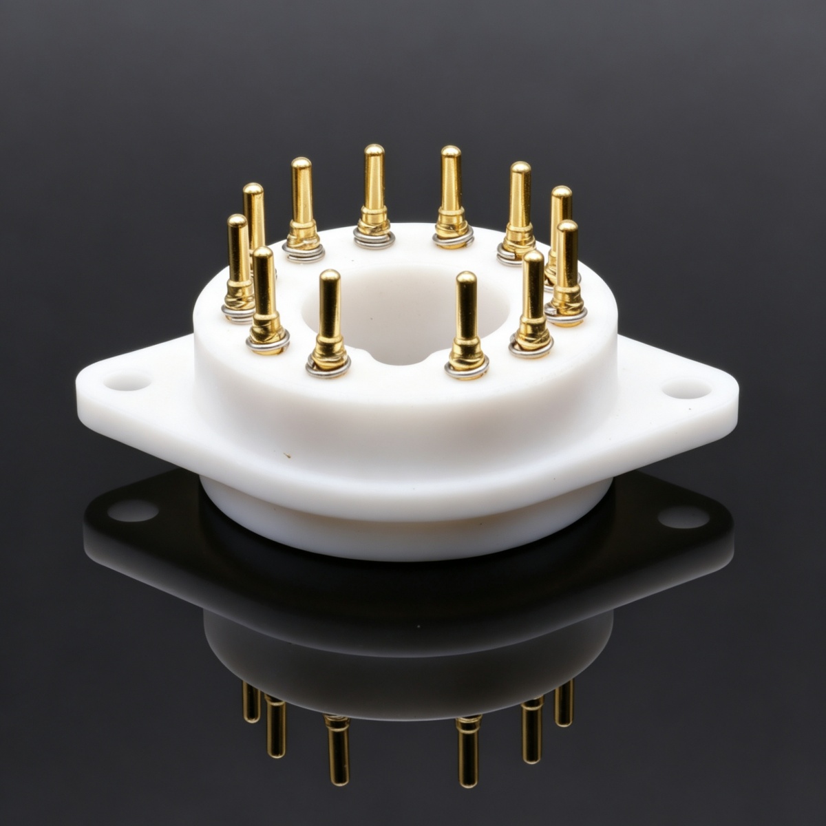 EIZZ 12 Pin PTFE Vacuum Electr - Diy Electronics Holder recension och pris