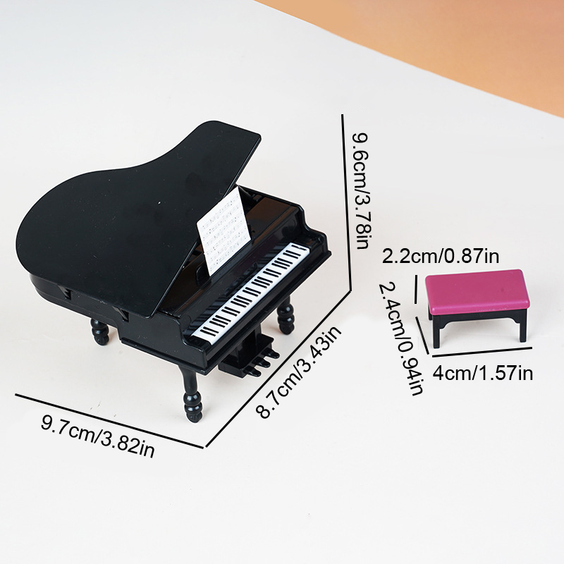1:12 Dollhouse Miniature Piano - Diy Electronics Housing recension och pris