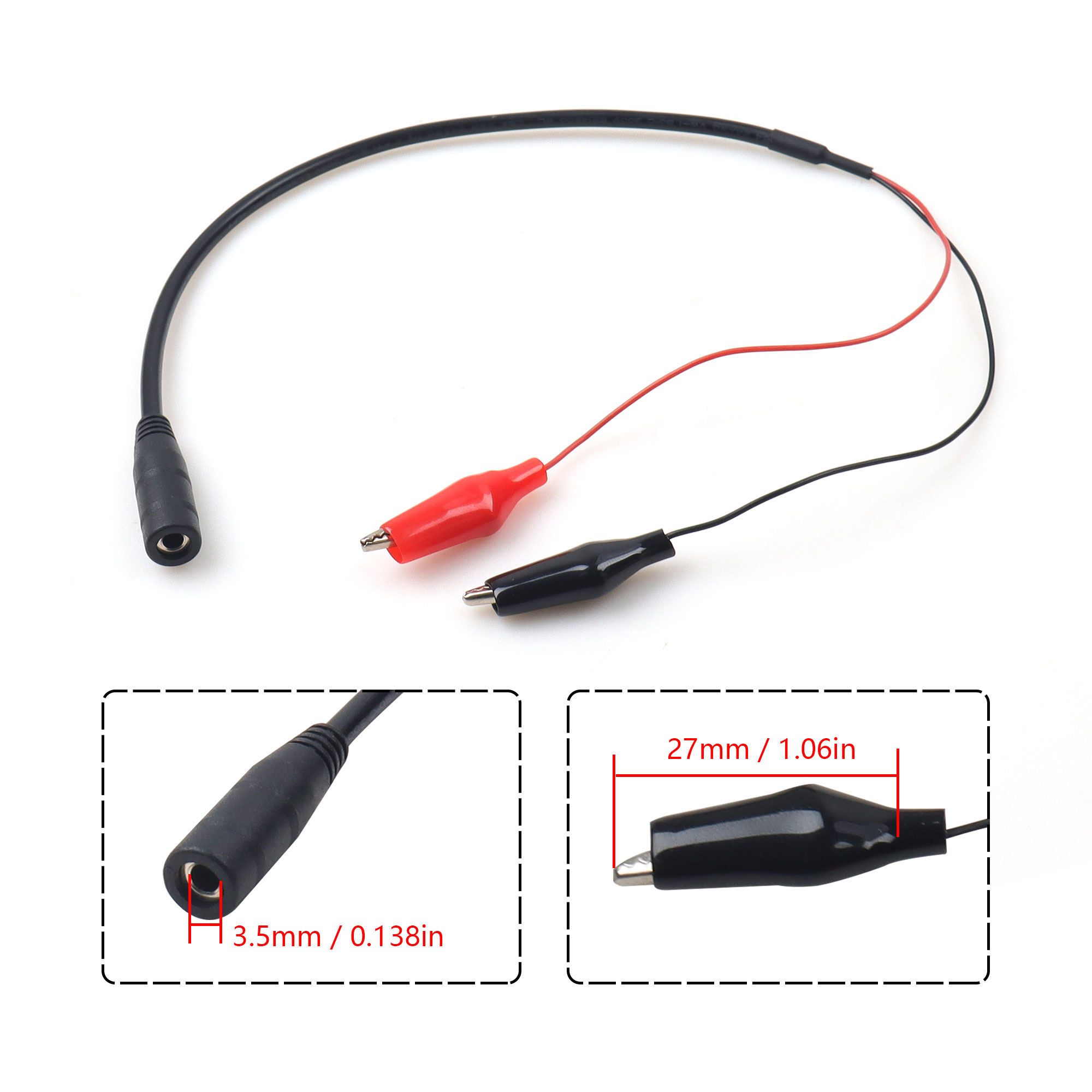 0.4M 3.5mm Mono Female Jack to - Diy Home Electronics Lab recension och pris