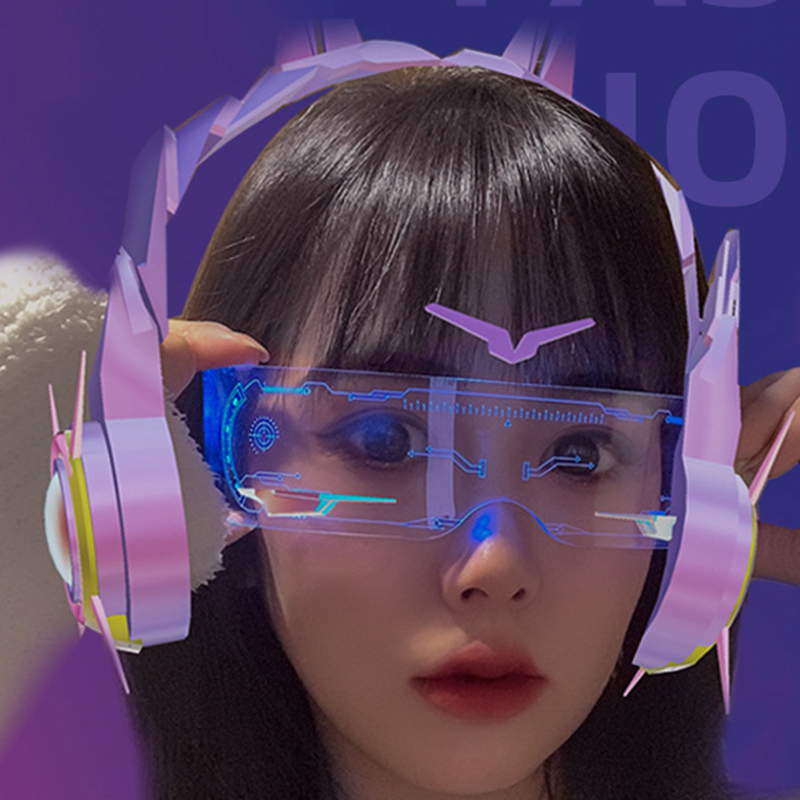 LED Luminous Colorful Sunglass - Diy Halloween Electronics recension och pris