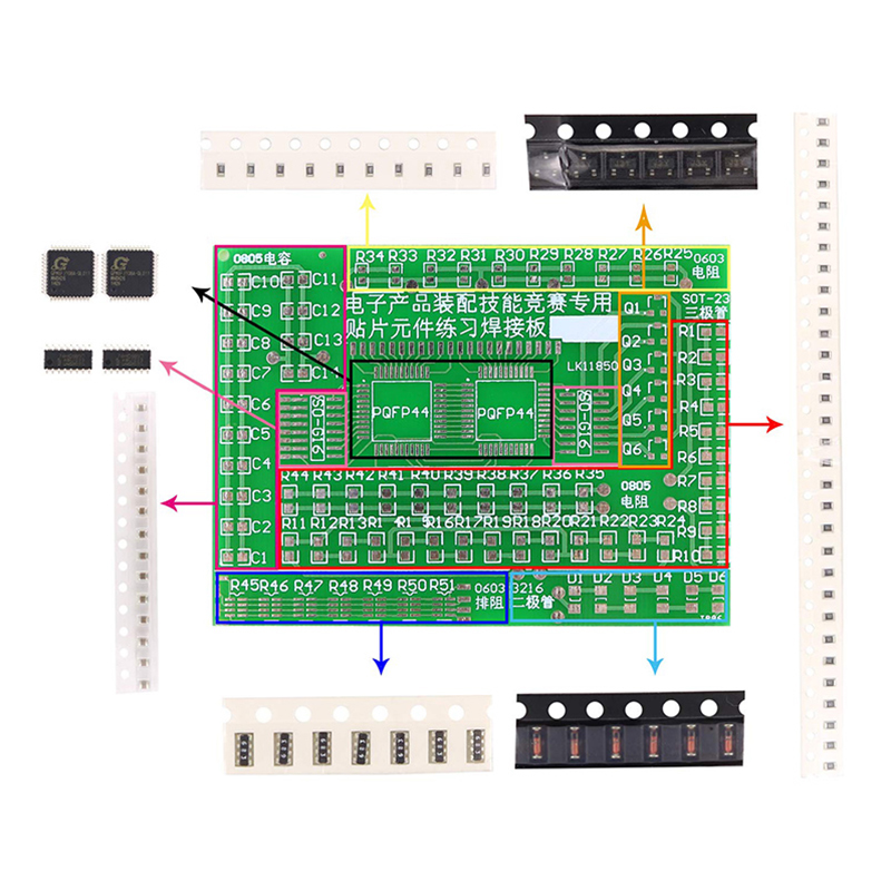 Soldering Practice Four-Piece  - Diy Electronics Basics recension och pris