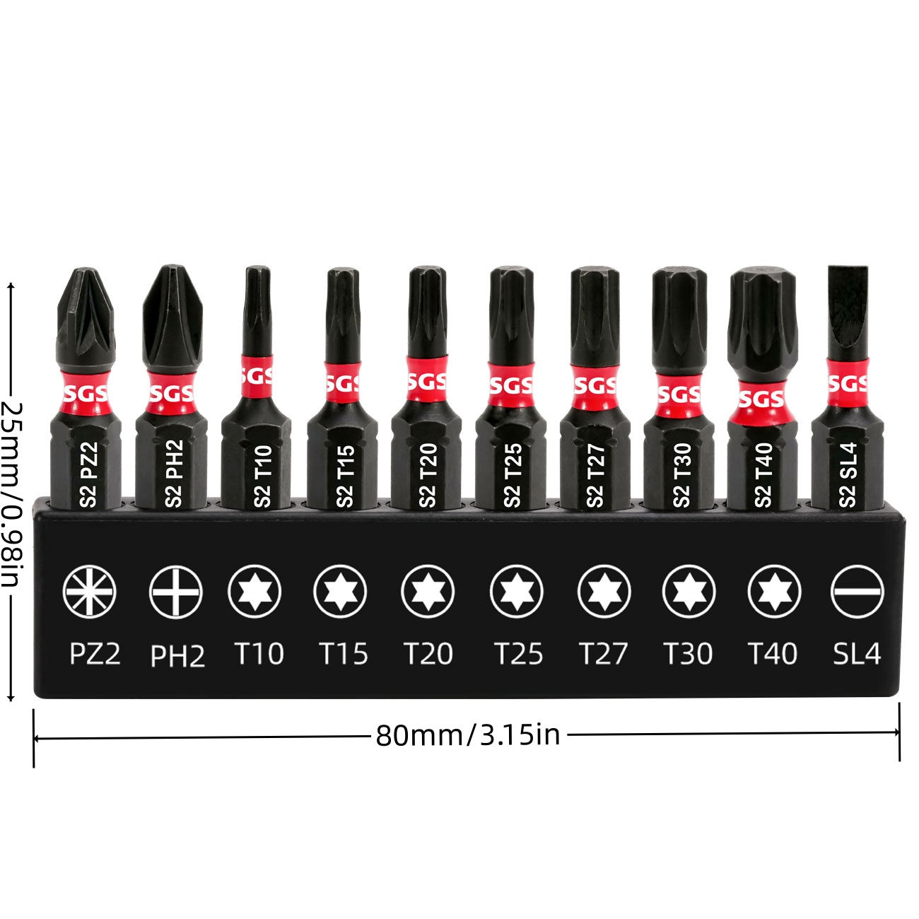 10-Piece Set, 25mm Length, S2  - Homemade Diy Electronics recension och pris