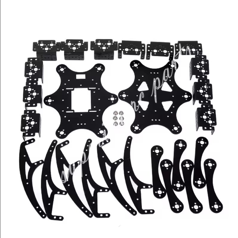 18 DOF Aluminium Hexapod Spide - Diy Kit Elektronik recension och pris