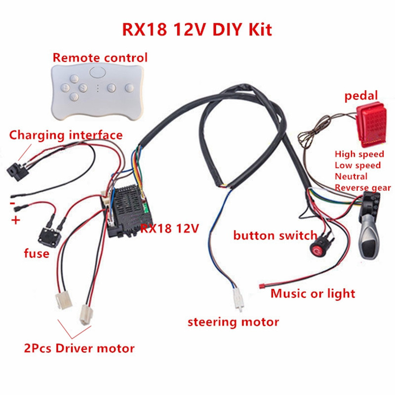 Child electric car DIY modifie - Diy Kit Elektronik recension och pris