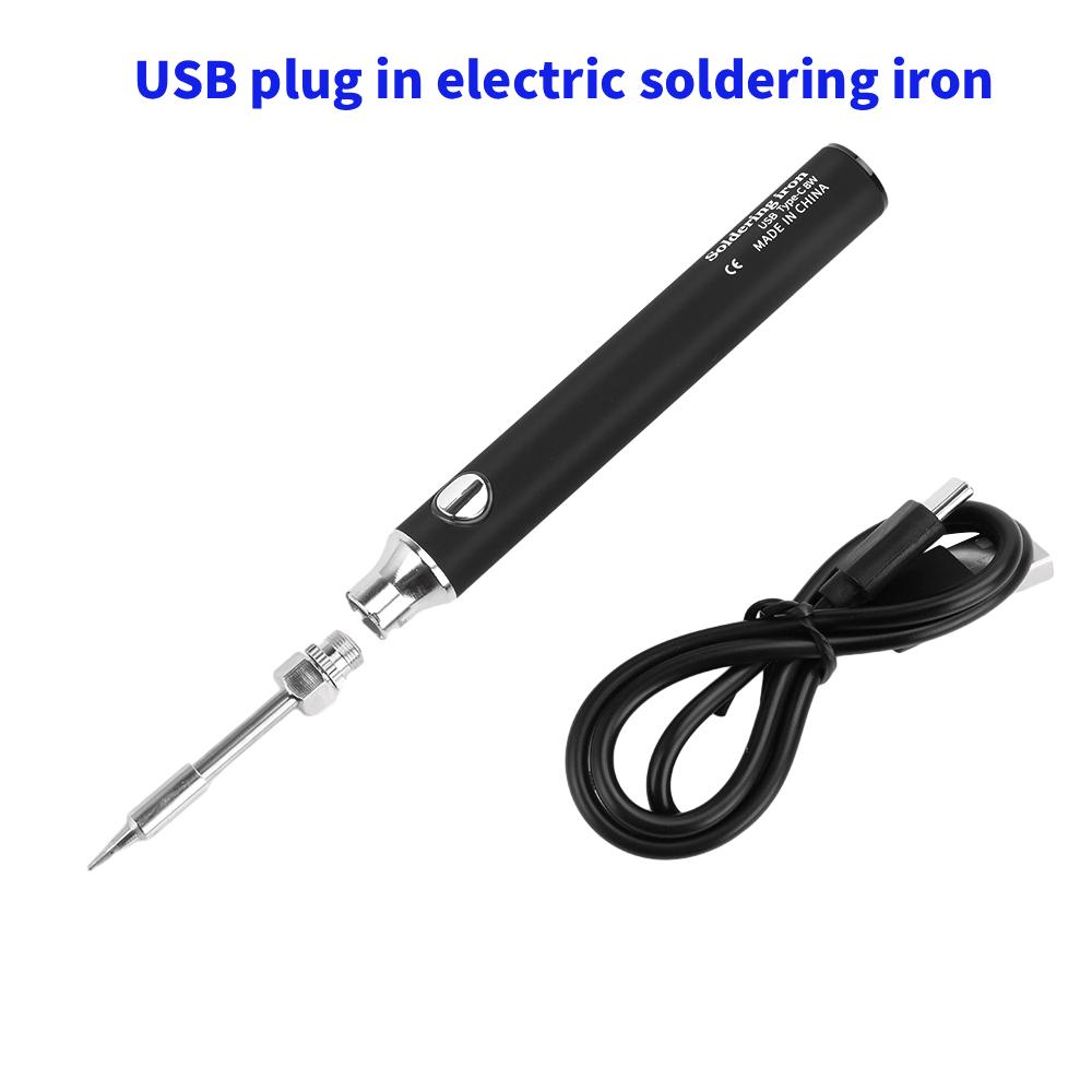 Mini USB Type-C Soldering Iron - Flux Pen Electronics recension och pris