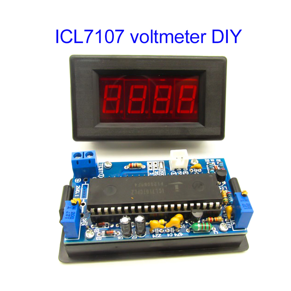 ICL7107 Voltmeter DIY Kit Part - Diy Home Electronics Projects recension och pris