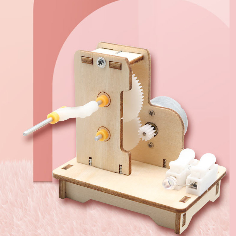 DIY Mini Hand Generator DIY Sc - Diy Kit Elektronik recension och pris