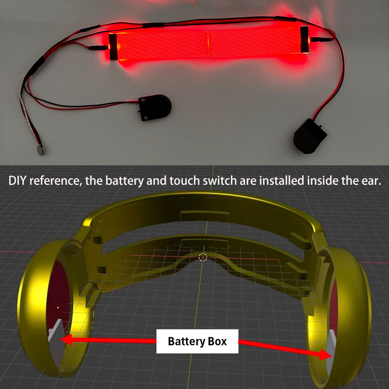 Red Flexible Bendable DIY LED  - Diy Halloween Electronics recension och pris