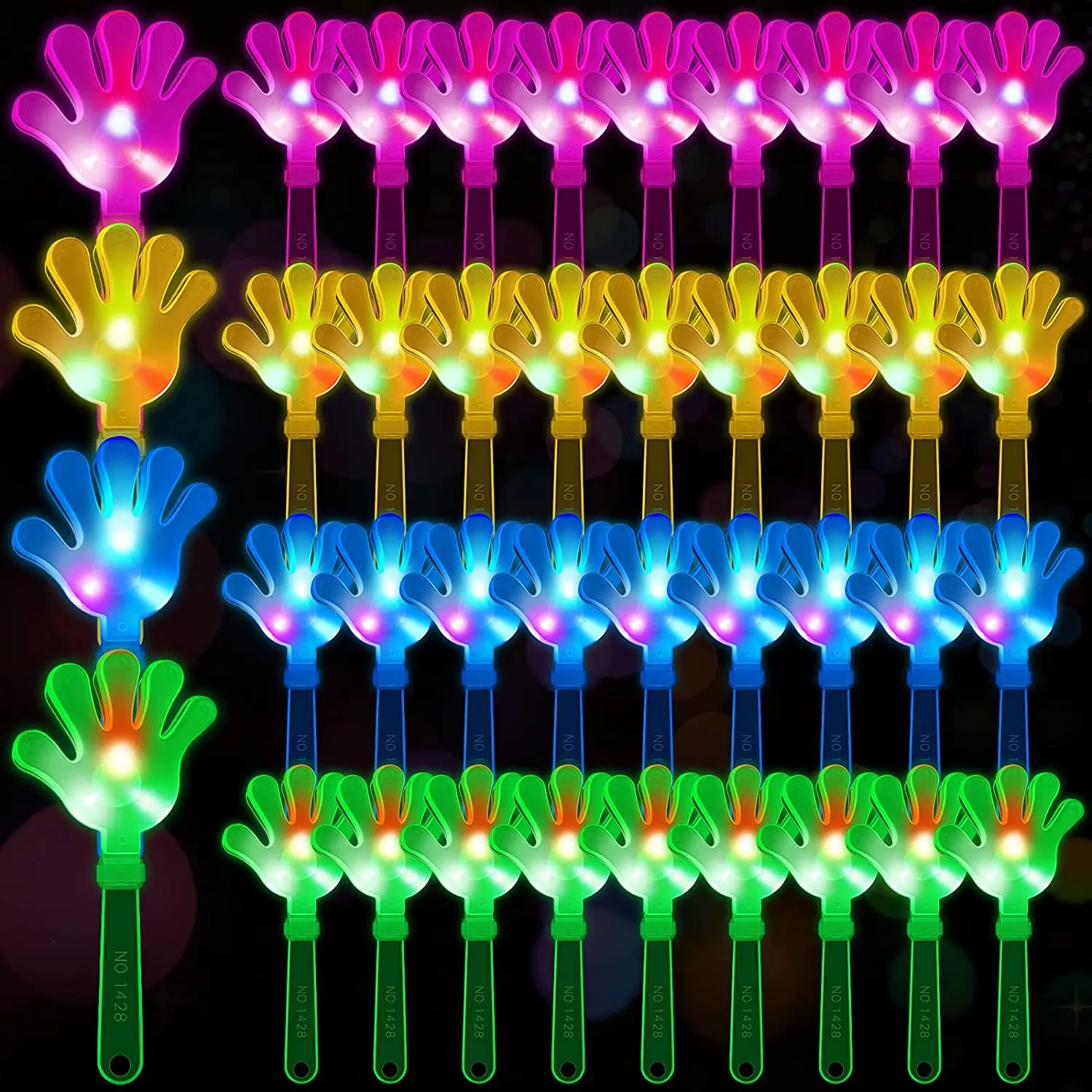 12pcs Hand Clappers Light up L - Diy Halloween Electronics recension och pris