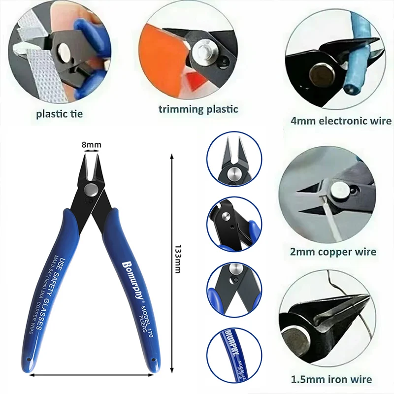 170 Electronic Diagonal Pliers - Diy Home Electronics Projects recension och pris