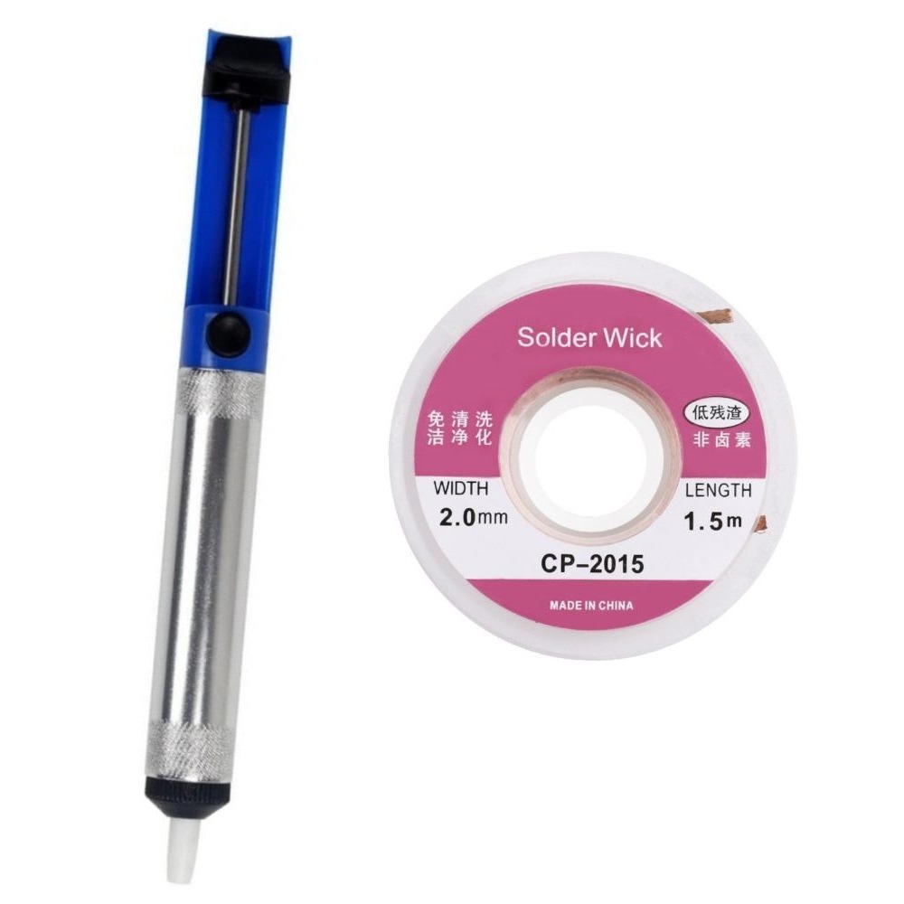 Aluminum Desoldering Pump Vacu - Flux Pen Electronics recension och pris