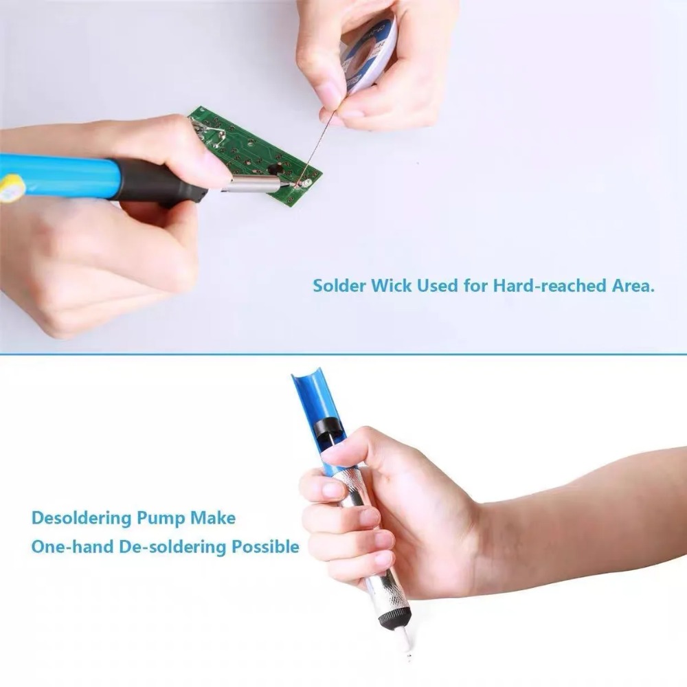 Aluminum Desoldering Pump Vacu - Flux Pen Electronics recension och pris