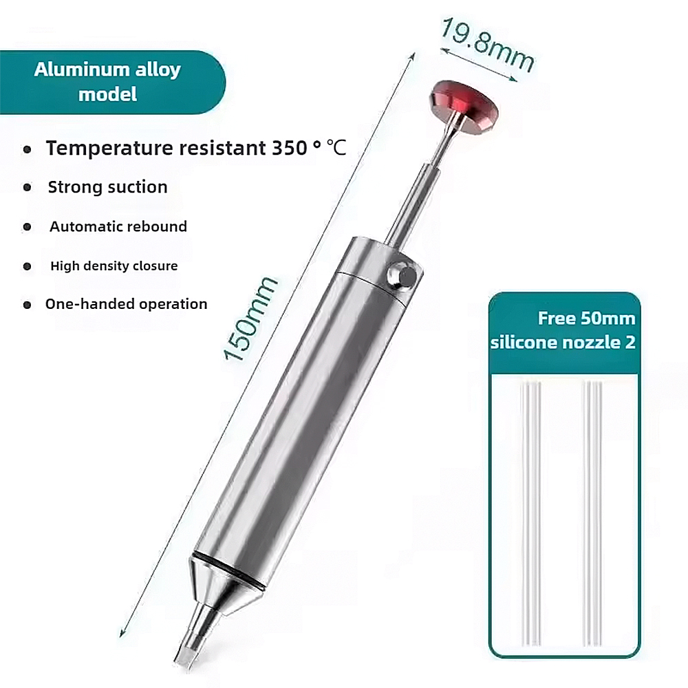 Aluminum Desoldering Pump Suct - Flux Pen Electronics recension och pris