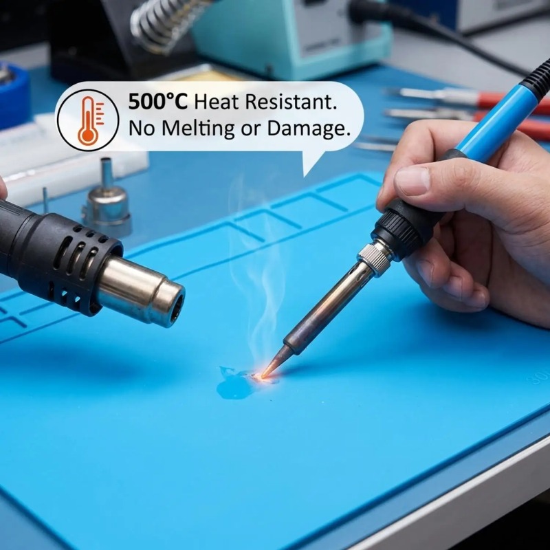 Silicone Repair Mat Heat Insul - Diy Soldering Station No Electronics recension och pris