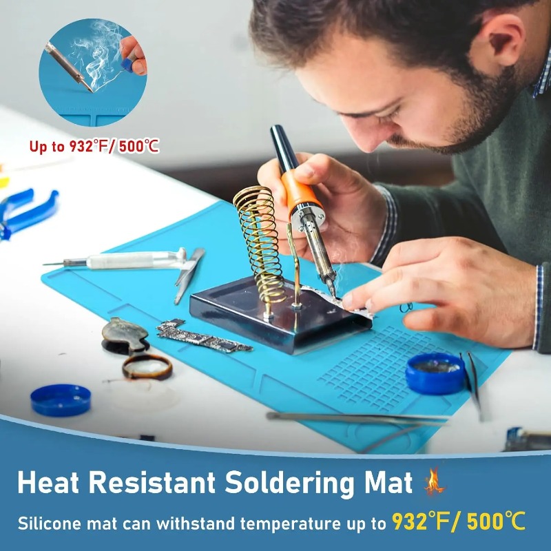 Silicone Repair Mat Heat Insul - Diy Soldering Station No Electronics recension och pris