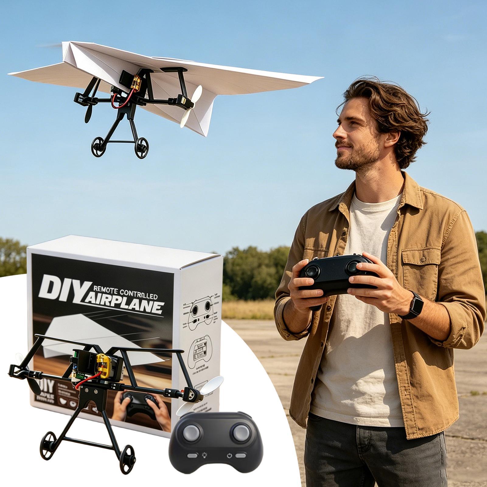 DIY RC Paper Airplane Kit Plan - Diy Kit Elektronik recension och pris