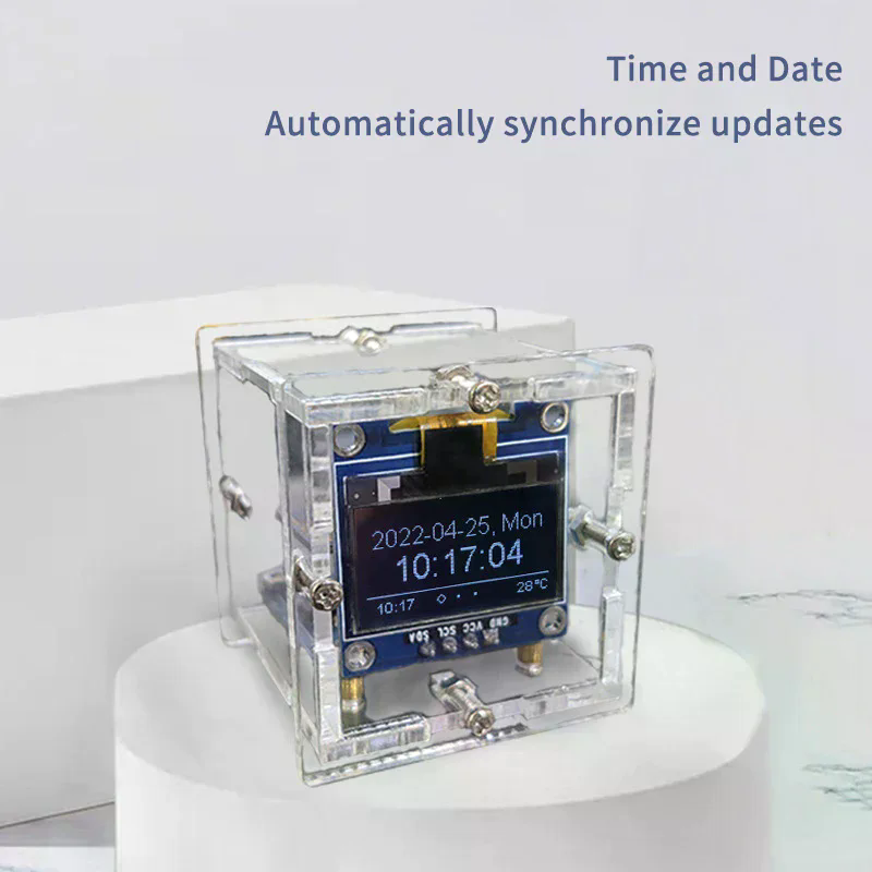ESP8266 MINI Weather Clock WIF - Diy Soldering Station No Electronics recension och pris