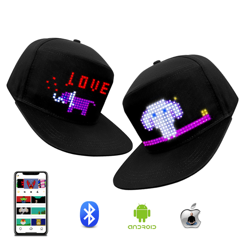Smart LED Light Display Hat DI - Diy Electronics Logo recension och pris