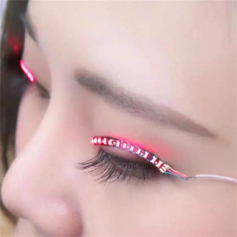 1 Pair LED False Eyelashes,Mak - Diy Halloween Electronics recension och pris