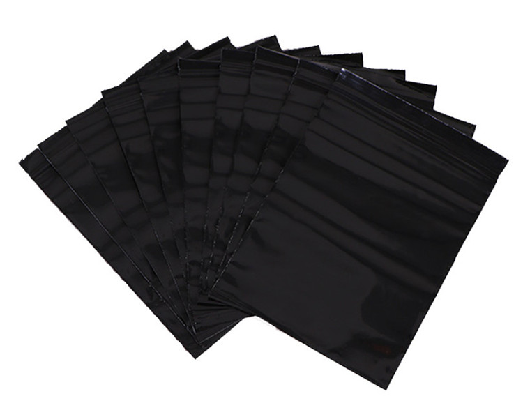 100PCS Black PE Plastic Ziploc - Diy Electronics Logo recension och pris