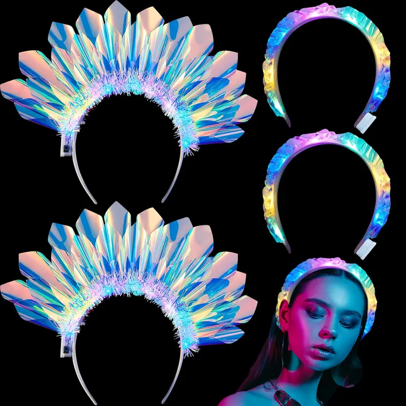 Glowing Laser Headband Light U - Diy Halloween Electronics recension och pris