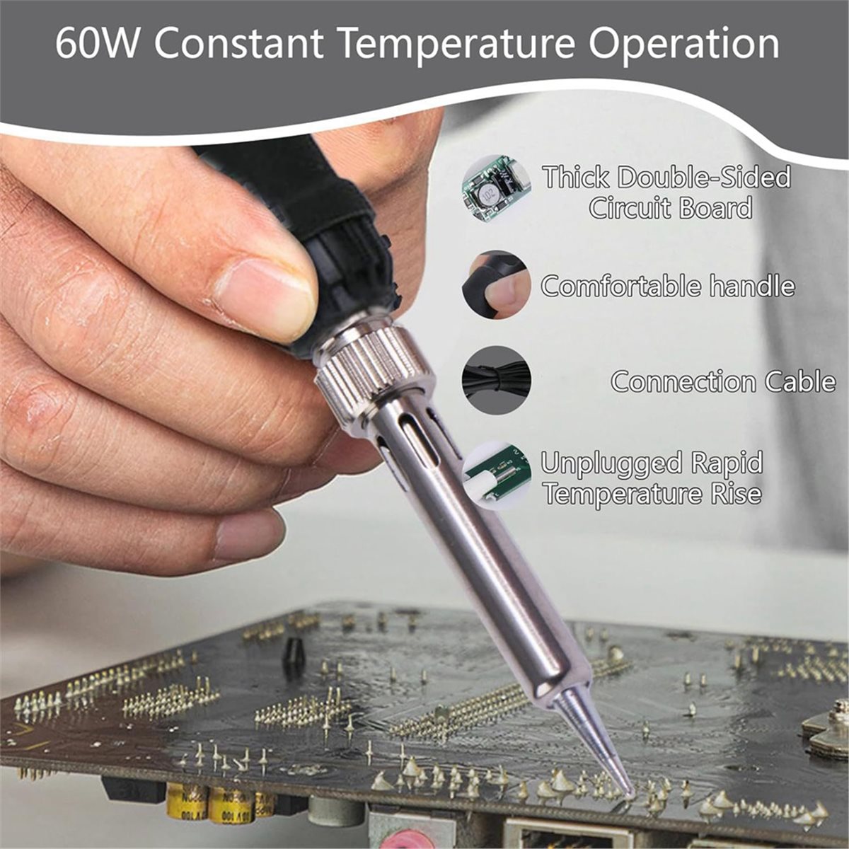 Y17A 90W LED Digital Display S - Soldering Iron Kit recension och pris
