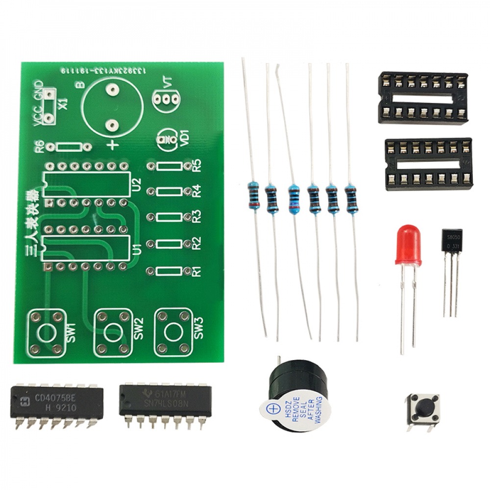 Three Person Voter Digital Cir - Diy Home Electronics Lab recension och pris