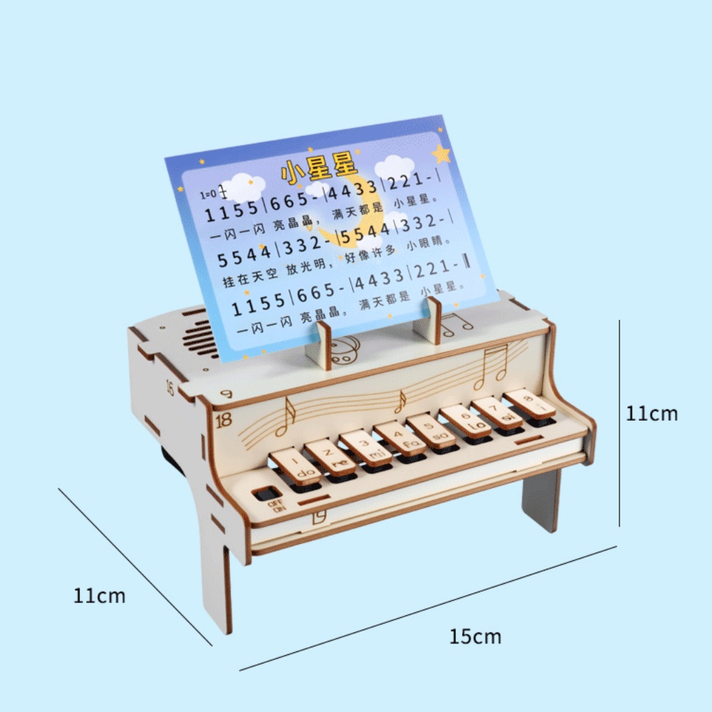 DIY Wooden Electronic Piano Mo - Diy Home Electronics Projects recension och pris