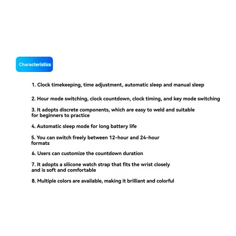 2X DIY Watch LED Watch Electro - Diy Electronics Learning Kit recension och pris