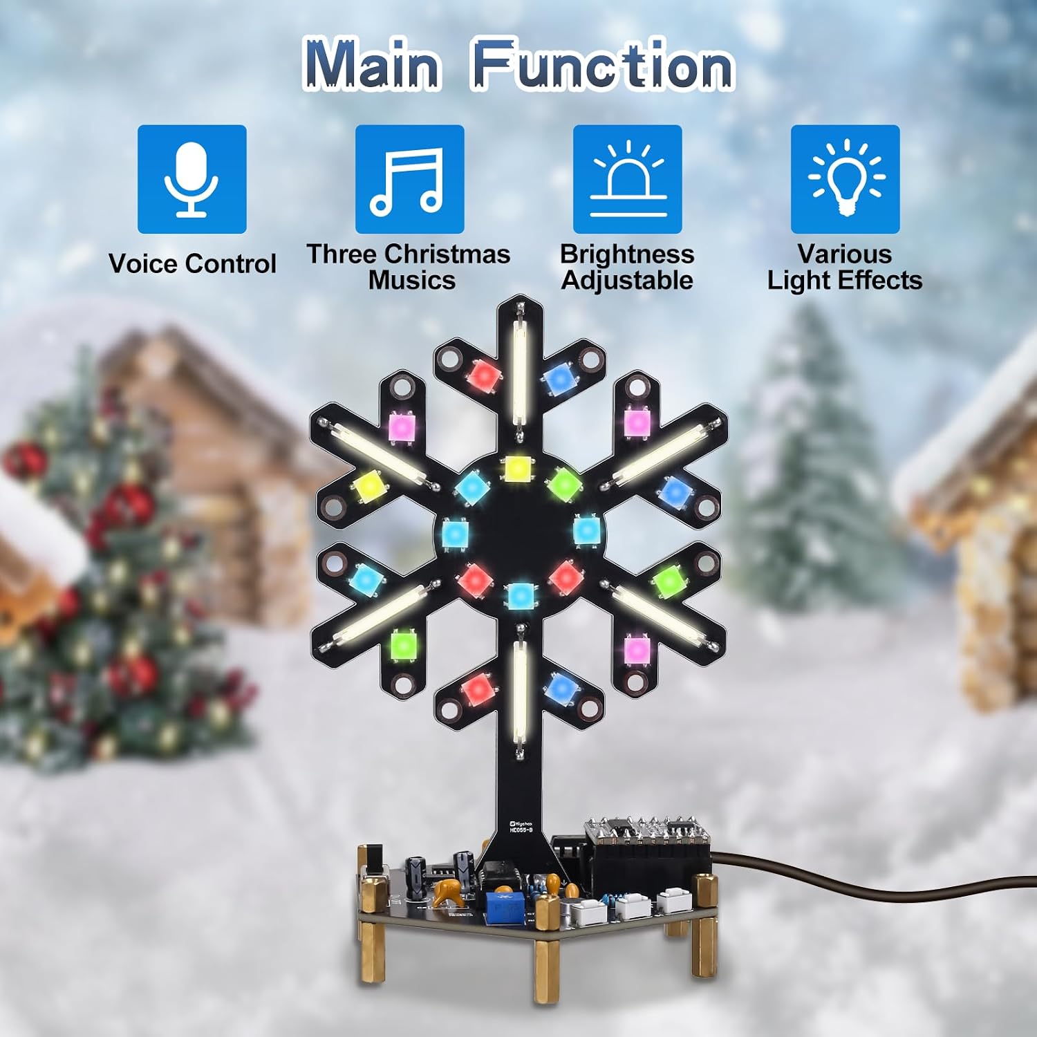 Voice Control Spectrum Light S - Diy Electronics Learning Kit recension och pris