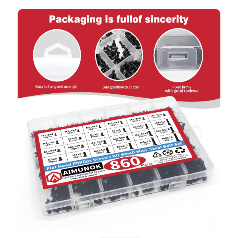 860PCS Small Screws Assortment - Diy Electronics Repair Kit recension och pris