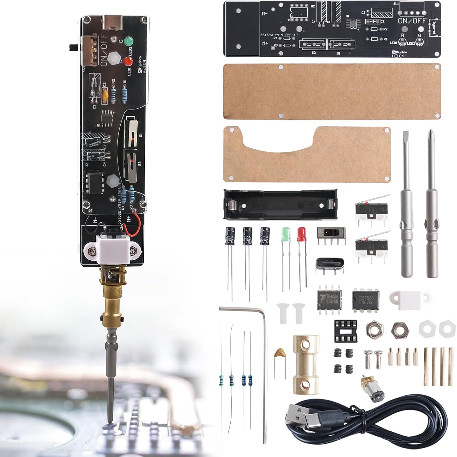 USB Rechargeable Electric Scre - Diy Home Electronics Lab recension och pris
