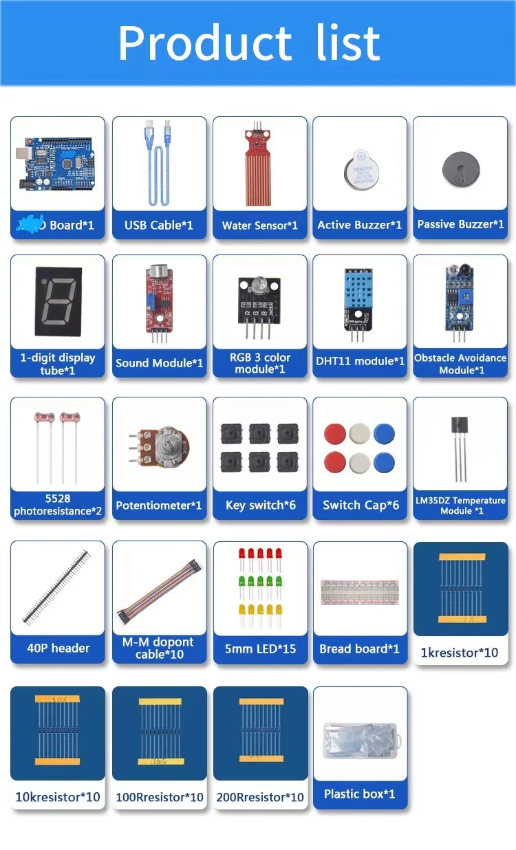 Basic Starter Kit for Arduino  - Diy Electronics Basics recension och pris