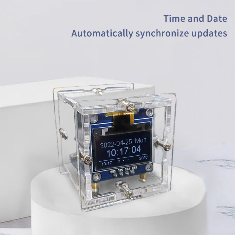 ESP8266 MINI Weather Clock WIF - Diy Soldering Station No Electronics recension och pris