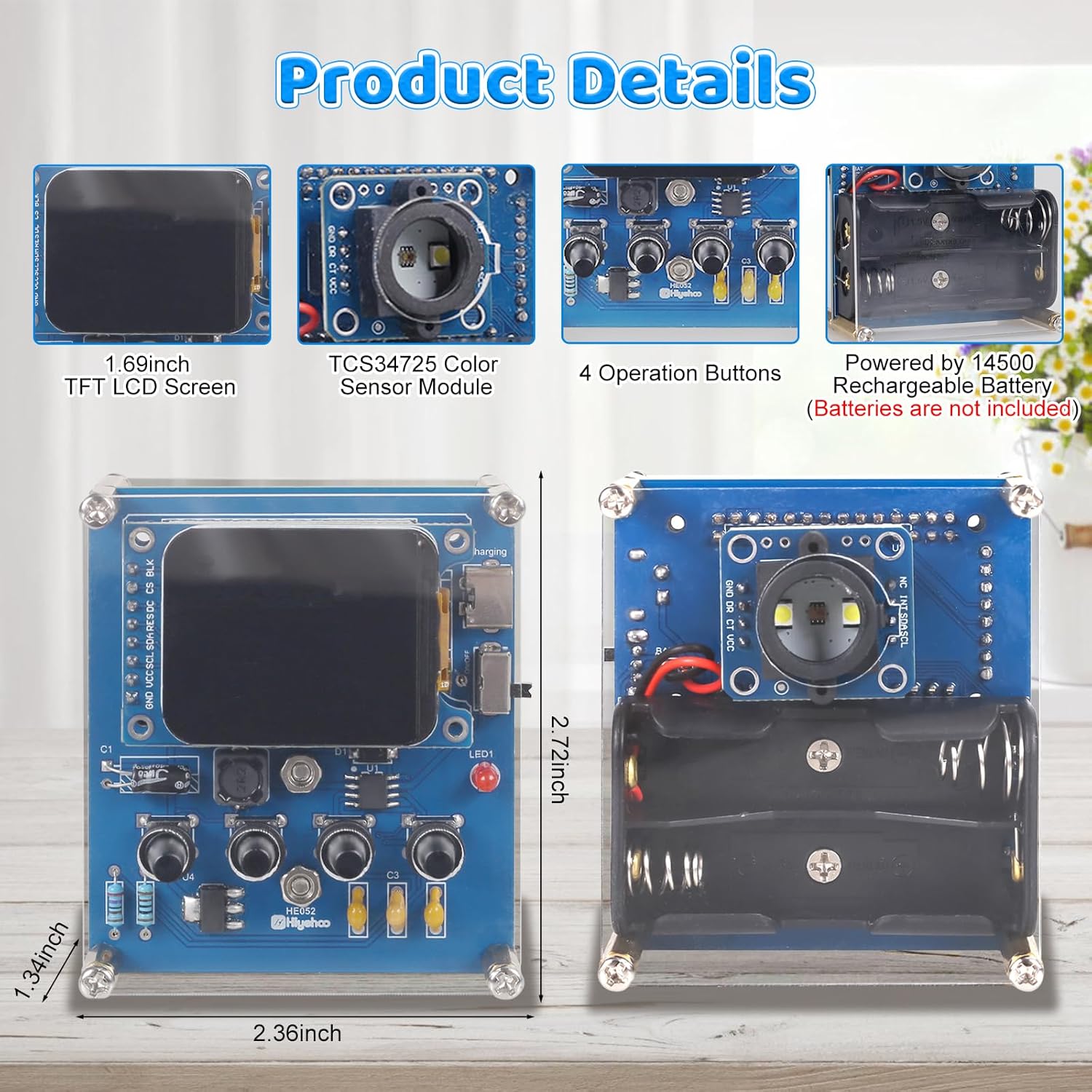 DIY Color Recognition Solderin - Diy Electronics Learning Kit recension och pris