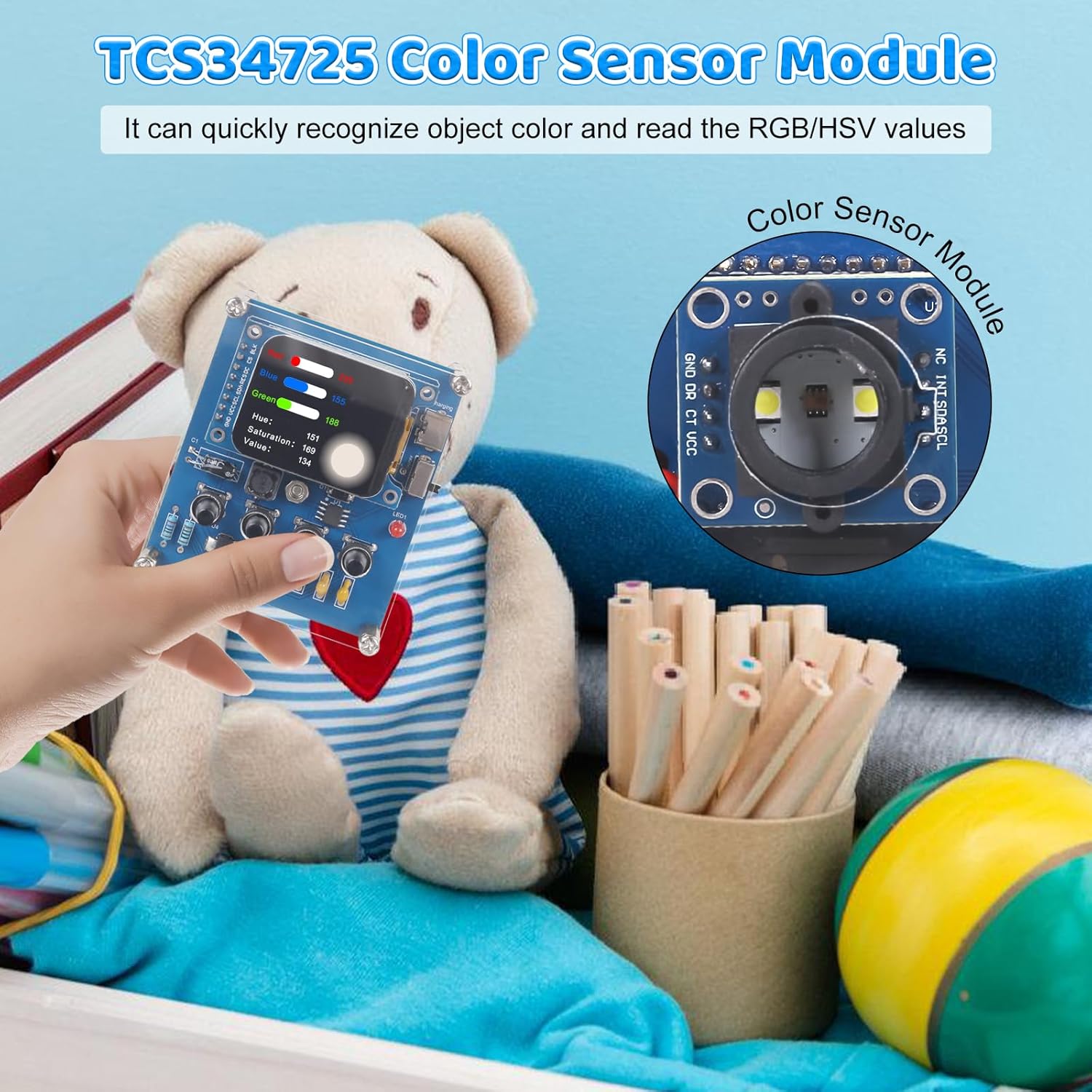DIY Color Recognition Solderin - Diy Electronics Learning Kit recension och pris