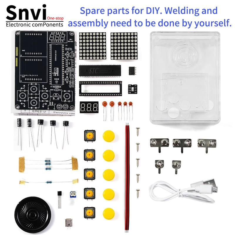 Snvi DIY Pixel Game Console Ki - Diy Electronics Learning Kit recension och pris