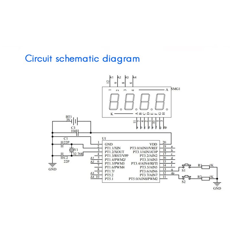 2X DIY Watch LED Watch Electro - Diy Electronics Learning Kit recension och pris