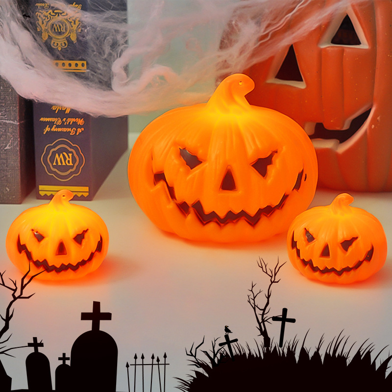 Halloween LED Pumpkin Lamp Orn - Diy Halloween Electronics recension och pris