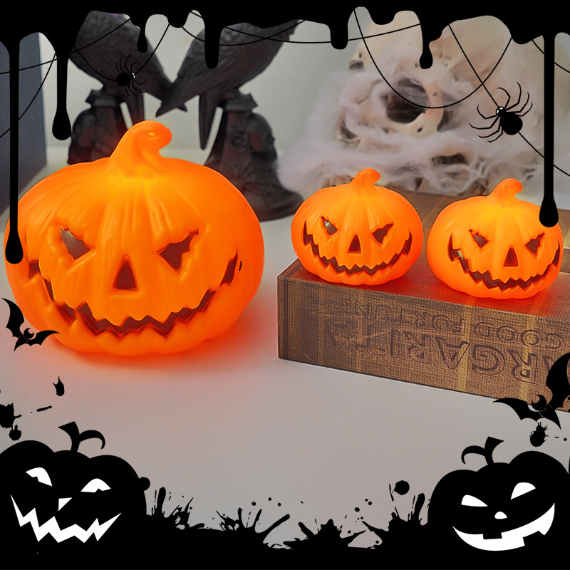 Halloween LED Pumpkin Lamp Orn - Diy Halloween Electronics recension och pris